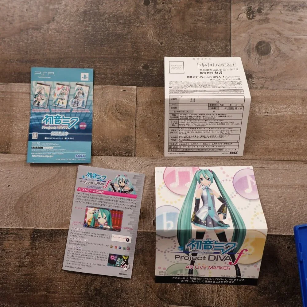 Hatsune Miku Project DIVA f PS Vita Japanese Import‎ SEGA Rhythm Untested